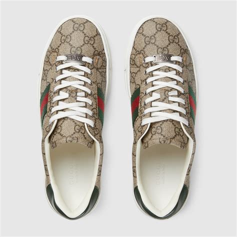 gucci sneakers dames hart|Women's Gucci Ace sneaker with Web .